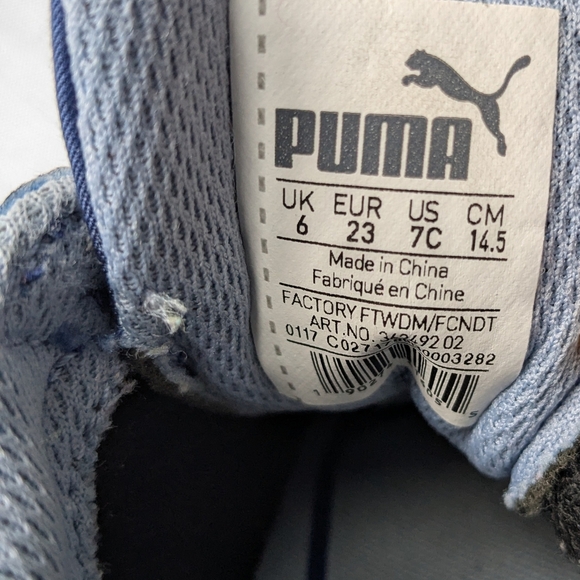 Puma Kids' Blue Sneakers - Picture 3 of 7
